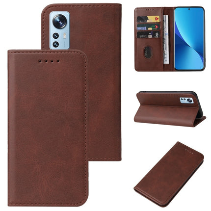 Magnetic Closure Leather Phone Case, For Xiaomi 11T / 11T Pro, For Xiaomi 12, For Xiaomi 12 5G, For Xiaomi 12 Pro Dimensity, For Xiaomi 12S, For Xiaomi 12S Pro, For Xiaomi 12X