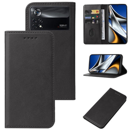 Magnetic Closure Leather Phone Case, For Xiaomi Mi Mix 2S, For Xiaomi Poco M2, For Xiaomi Poco M4 5G, For Xiaomi Poco X2, For Xiaomi Poco X3 NFC / X3 / X3 Pro, For Xiaomi Poco X4 Pro 5G, For Xiaomi Redmi 9C
