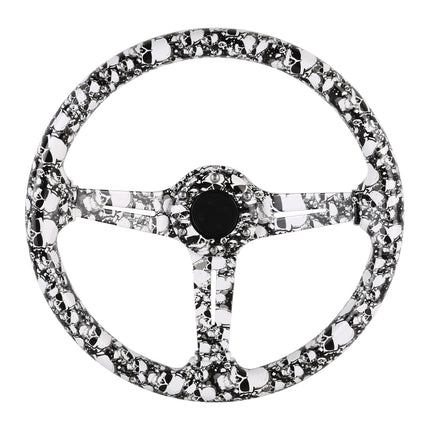 35cm Car Racing Graffiti ABS Steering Wheel