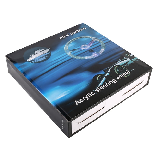 35cm Car Racing Graffiti ABS Steering Wheel