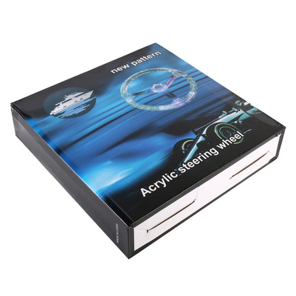 35cm Car Racing Graffiti ABS Steering Wheel