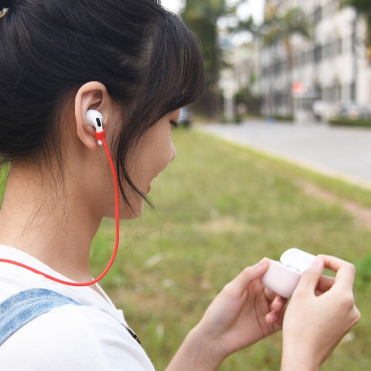 5 in 1 Silicone Earphone Protective Case + Earphone Bag + Earphones Buckle + Hook + Anti-lost Rope Set, For AirPods 3