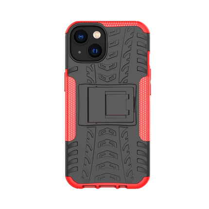 Tire Texture TPU + PC Phone Case with Holder, For iPhone 14, For iPhone 14 Plus, For iPhone 14 Pro