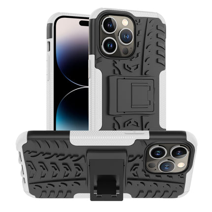 Tire Texture TPU + PC Phone Case with Holder, For iPhone 14, For iPhone 14 Plus, For iPhone 14 Pro