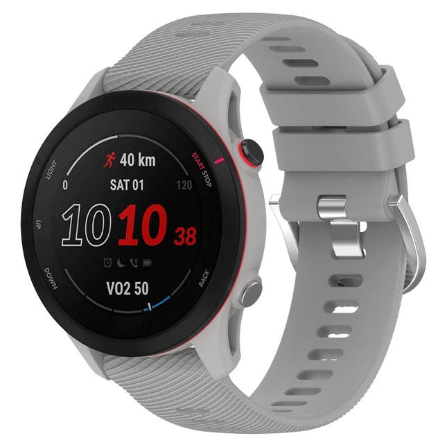 18mm Cross Textured Silicone Watch Band, For Garmin Forerunner255S