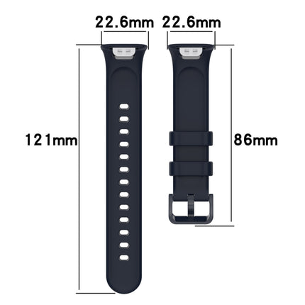 Litchi Texture Leather Watch Band, For Xiaomi Mi Band 7 Pro