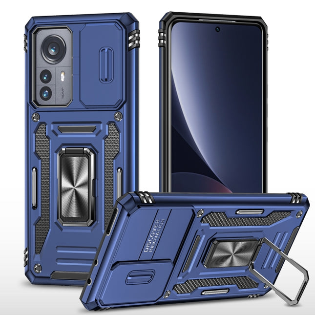 Armor PC + TPU Camera Shield Phone Case, For Xiaomi 12