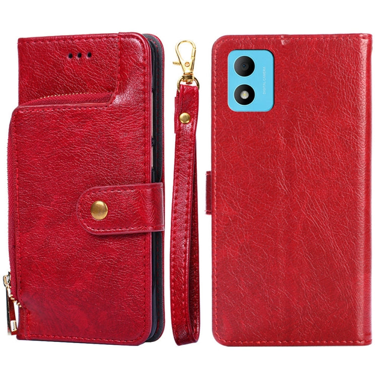 Zipper Bag Leather Phone Case, For OnePlus Ace Pro 5G, For TCL 305i, For Xiaomi Redmi K50 Ultra/Xiaomi 12T/Xiaomi 12T Pro, For Asus Zenfone 9, For Huawei nova Y90 4G