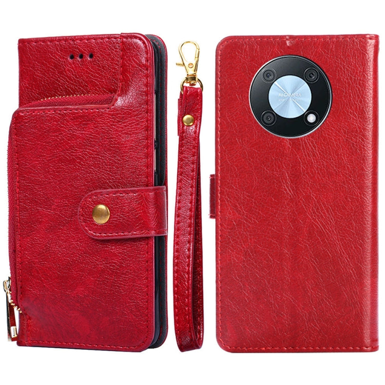 Zipper Bag Leather Phone Case, For OnePlus Ace Pro 5G, For TCL 305i, For Xiaomi Redmi K50 Ultra/Xiaomi 12T/Xiaomi 12T Pro, For Asus Zenfone 9, For Huawei nova Y90 4G