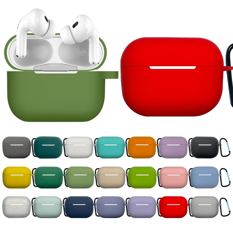 Earphone Silicon Protective Case with Buckle, with Buckle, For AirPods Pro 2