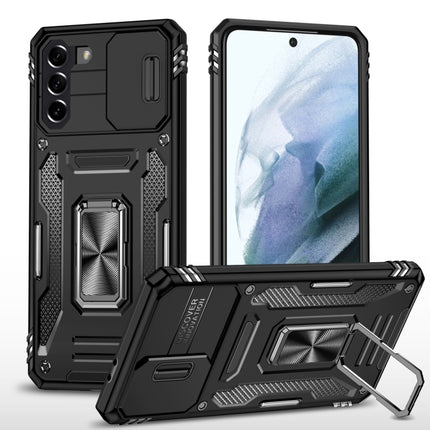 Armor PC + TPU Camera Shield Phone Case, For Samsung Galaxy S22 5G, For Samsung Galaxy S22+ 5G, For Samsung Galaxy S22 Ultra 5G