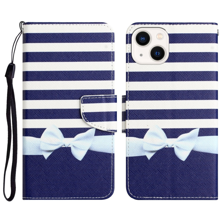 Colored Drawing Leather Phone Case, For iPhone 13 mini