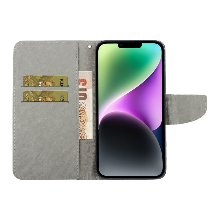 Colored Drawing Leather Phone Case, For iPhone 12 mini