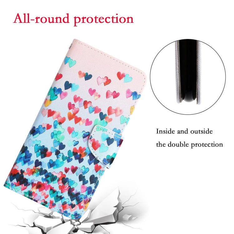 Colored Drawing Leather Phone Case, For iPhone 12 mini