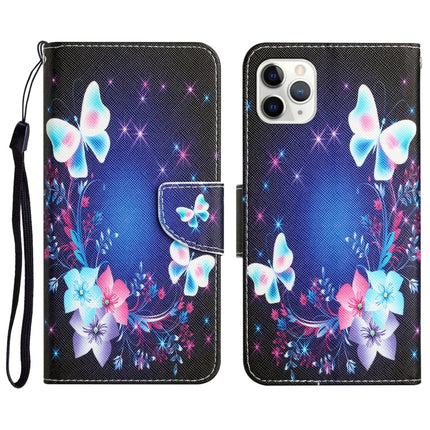 Colored Drawing Leather Phone Case, For iPhone 11 Pro