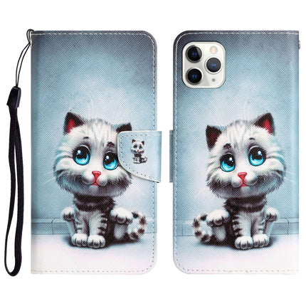 Colored Drawing Leather Phone Case, For iPhone 11 Pro Max