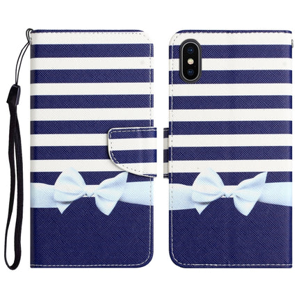 Colored Drawing Leather Phone Case, For iPhone XR