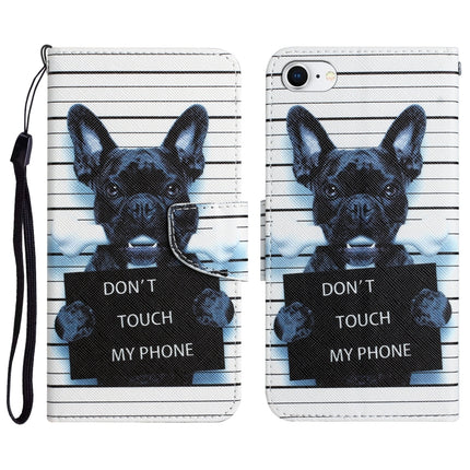 Colored Drawing Leather Phone Case, For iPhone 7 / 8