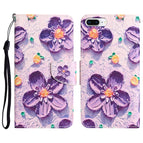 For iPhone 7 Plus / 8 Plus / Purple Flower