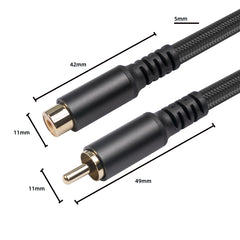 3709MF RCA Male to Female Audio & Video Extension Cable, 1.8m, 3m, 6m