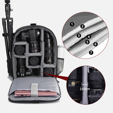 CADeN D6 V Camera Backpack Shoulders Drawbar Nylon Camera Bag