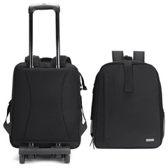 CADeN D6 V Camera Backpack Shoulders Drawbar Nylon Camera Bag