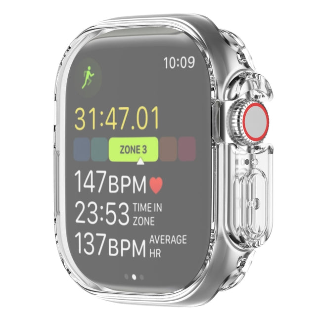 TPU All-inclusive Transparent Protective Case For Apple Watch Ultra 1 / 2 / 3 49mm, For Apple Watch Ultra 1 / 2 / 3 49mm
