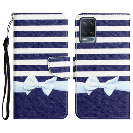 Colored Drawing Leather Phone Case, For OPPO A16