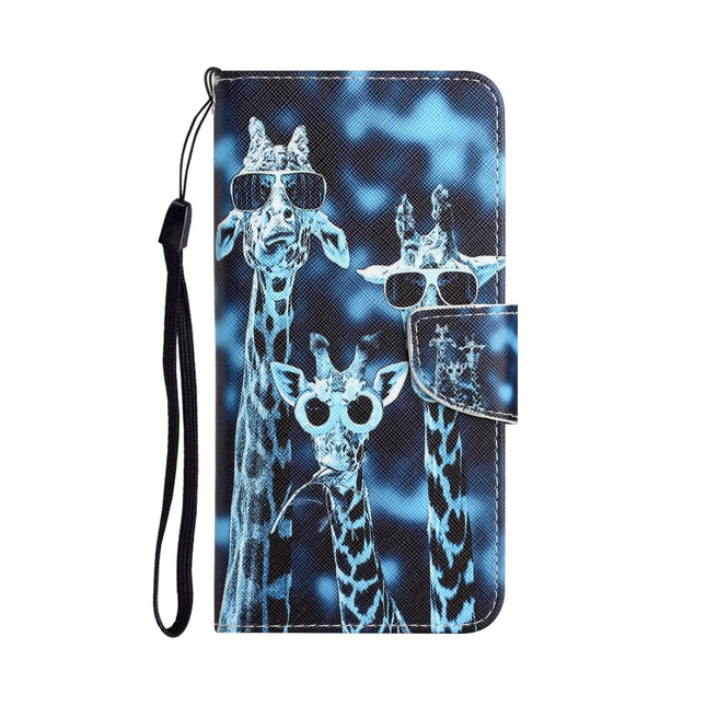 Colored Drawing Leather Phone Case, For OPPO A93 5G