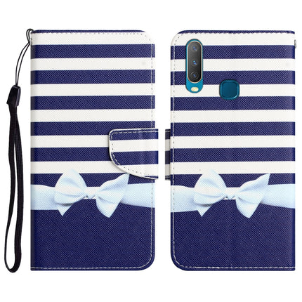 Colored Drawing Leather Phone Case, For vivo Y17 / Y12