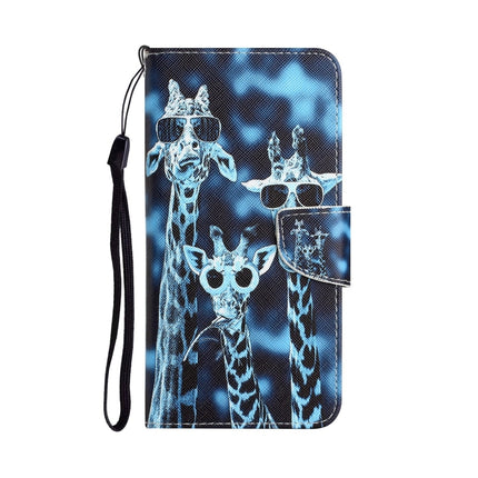 Colored Drawing Leather Phone Case, For vivo Y20 / Y12s