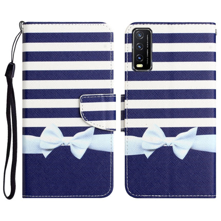 Colored Drawing Leather Phone Case, For vivo Y20 / Y12s