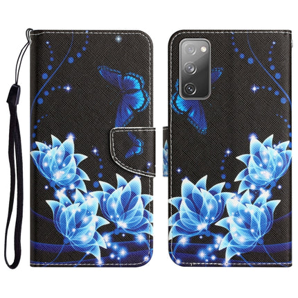 Colored Drawing Leather Phone Case, For Samsung Galaxy S20 FE