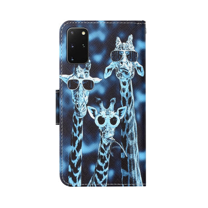 Colored Drawing Leather Phone Case, For Samsung Galaxy S20+