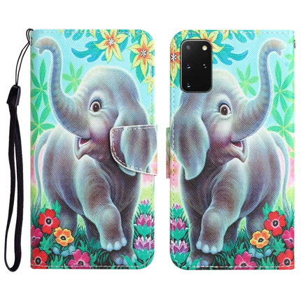 Colored Drawing Leather Phone Case, For Samsung Galaxy S20+