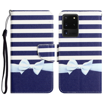 Colored Drawing Leather Phone Case, For Samsung Galaxy S20 Ultra