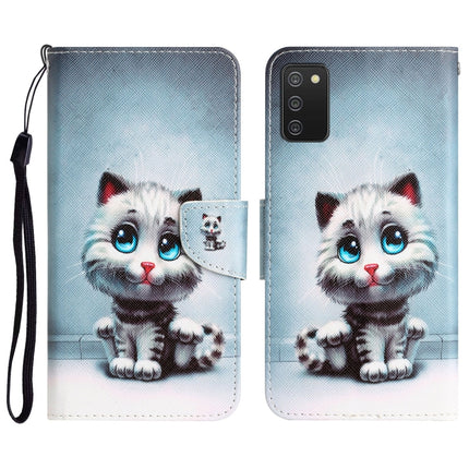 Colored Drawing Leather Phone Case, For Samsung Galaxy A02s