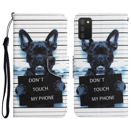 Colored Drawing Leather Phone Case, For Samsung Galaxy A02s