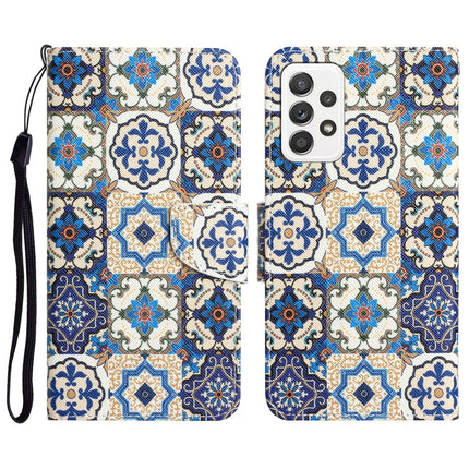 Colored Drawing Leather Phone Case, For Samsung Galaxy A32 4G