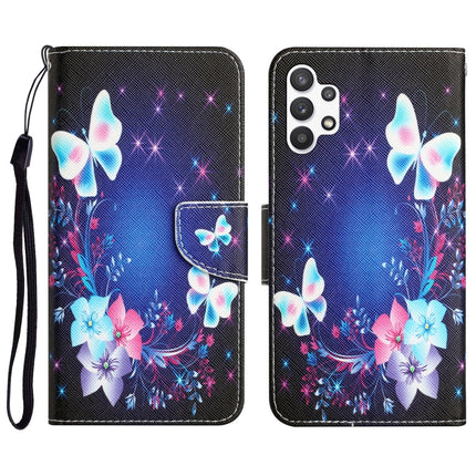 Colored Drawing Leather Phone Case, For Samsung Galaxy A32 5G
