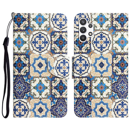 Colored Drawing Leather Phone Case, For Samsung Galaxy A32 5G
