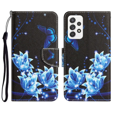 Colored Drawing Leather Phone Case, For Samsung Galaxy A33 5G