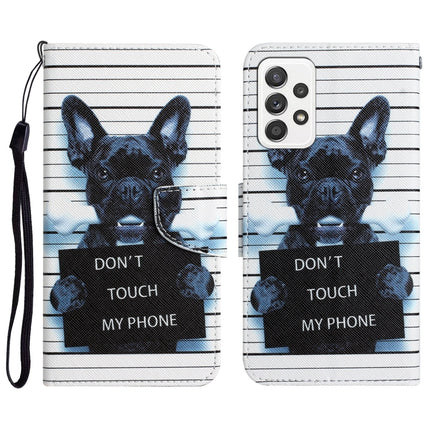 Colored Drawing Leather Phone Case, For Samsung Galaxy A33 5G