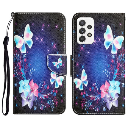Colored Drawing Leather Phone Case, For Samsung Galaxy A33 5G