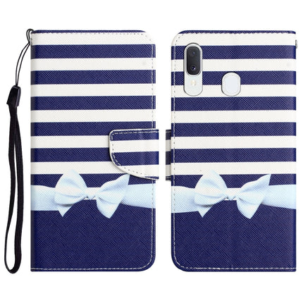 Colored Drawing Leather Phone Case, For Samsung Galaxy A40