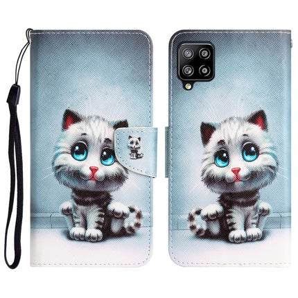 Colored Drawing Leather Phone Case, For Samsung Galaxy A42