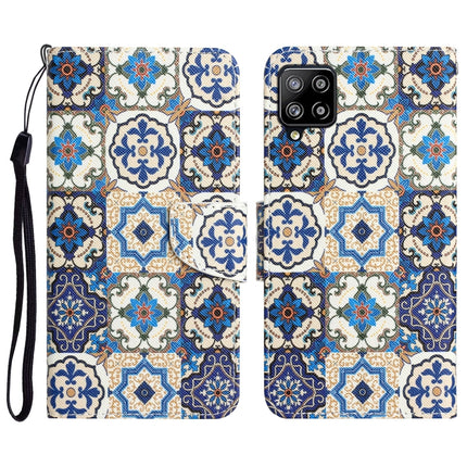 Colored Drawing Leather Phone Case, For Samsung Galaxy A42