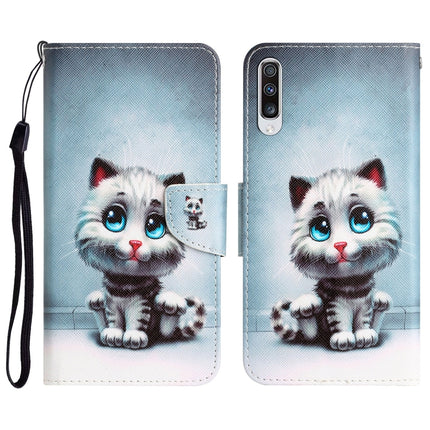 Colored Drawing Leather Phone Case, For Samsung Galaxy A50