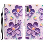 For Samsung Galaxy A50 / Purple Flower