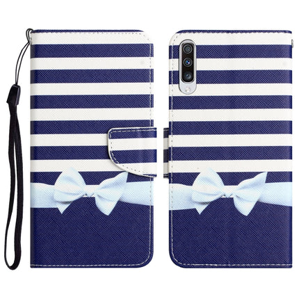 Colored Drawing Leather Phone Case, For Samsung Galaxy A50